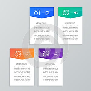 Set of infographic templates