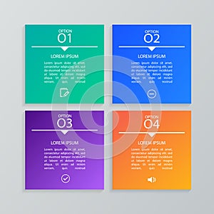 Set of infographic templates