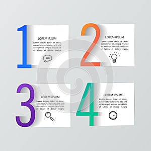 Set of infographic templates