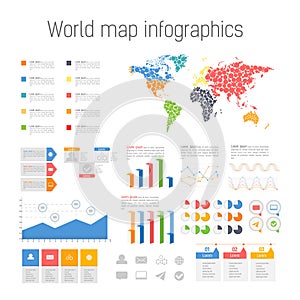 Set of infographics elements