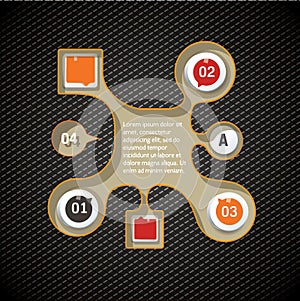 Set of the inphographic icons