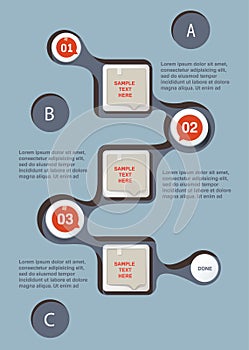 Set of the inphographic icons