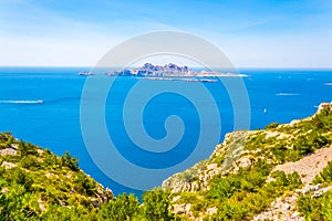 set of islands called Archipel de Riou near les Calanques national park, France