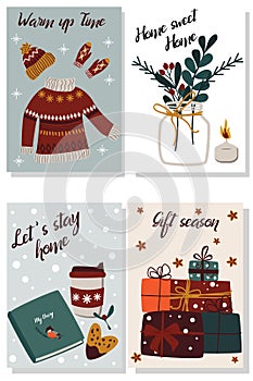 Set of isolated cards part 2 - vector illustration, eps