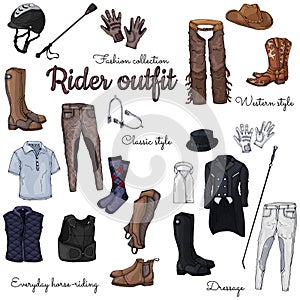 Rider outfit collection