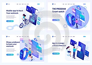 Set isometric landing pages, Mobile Apps to track workouts, running, Cycling for athletes. For website and mobile apps development