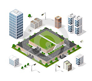 Set of isometric objects