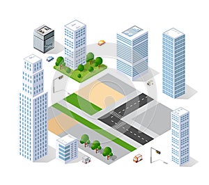 Set of isometric objects