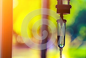 Set iv fluid intravenous drop saline drip hospital