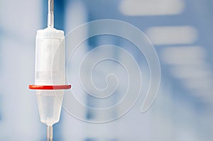 Set iv fluid intravenous drop saline drip hospital room. Medical Concept. Treatment emergency and injection drug