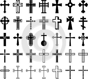 Set of ized Crosses photo