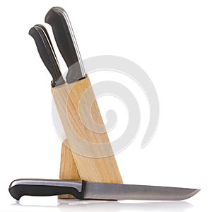 Set of kitchen knifes