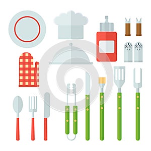 Set kitchen utensils