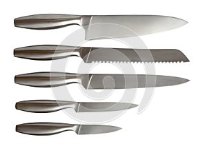 Set of knives photo