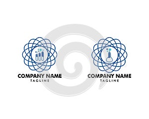 Set of Laboratorium Logo Template