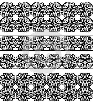 Set lace borders