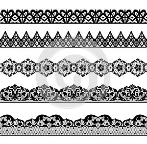 Set lace borders
