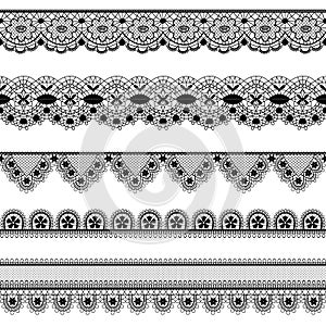 Set lace borders