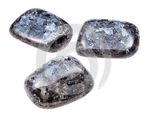 Set of Larvikite norwegian Labradorite gemstones