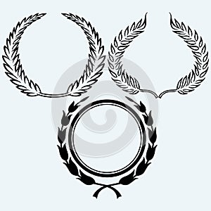 Set Laurel Wreaths