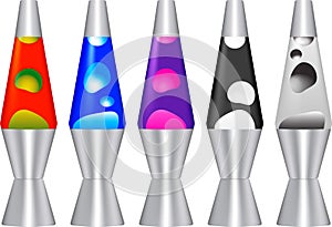 Set of Lava Lamps