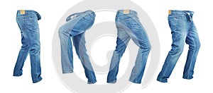 Set of light empty denim pants
