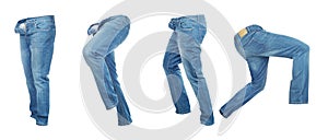 Set of light empty denim pants