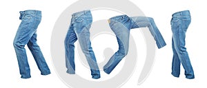 Set of light empty denim pants
