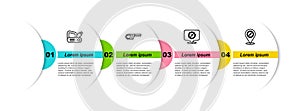 Set line Electric planer tool, Reciprocating saw, Circular blade and . Business infographic template. Vector