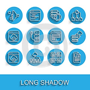 Set line Failed access cloud storage, Computer network, Filter setting, Hierarchy organogram chart, File document