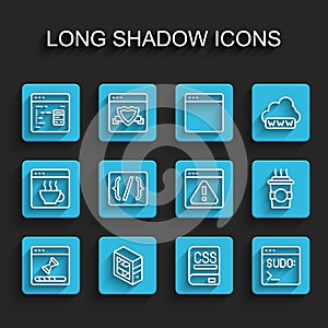 Set line Loading data window, Computer, Software, Books about programming, Code terminal, Programming language syntax