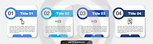 Set line Open padlock, Key, and Safe. Business infographic template. Vector
