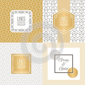 Set of line patterns and linear frames