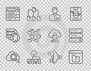 Set line Search cloud computing, File missing, Analyst engineer, Computer network, Data stream, Filter setting and