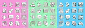 Set line Search cloud computing, Server, Data, Web Hosting, Loading data window, Network connection, Computer network