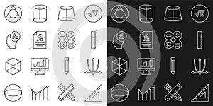Set line Triangular ruler, Graph, schedule, chart, diagram, Ruler, Geometric figure, Function mathematical symbol