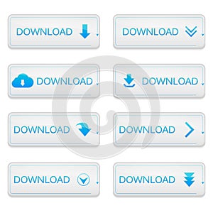 Set of Loading, Streaming, Buffering, Play, Go
