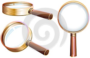 Set magnifying glass