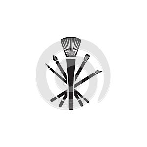 Set of make-up brushes icon. Element of beauty saloon icon for mobile concept and web apps. Detailed Set of make-up brushes icon c