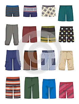 Set of male shorts