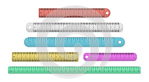 Set measuring rulers.