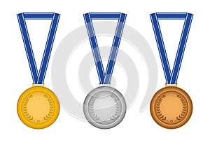 Set of medals