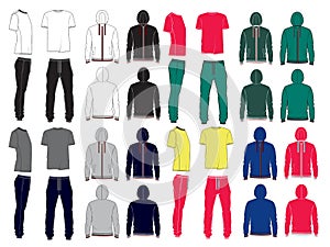 Set of men's sport clothes