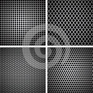 A set of metal grille photo