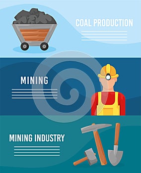 mining industry banners