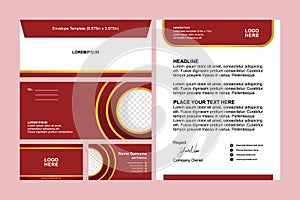 Set of Modern Business Stationery Template Design