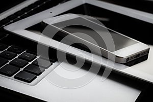 Set of modern computer devices