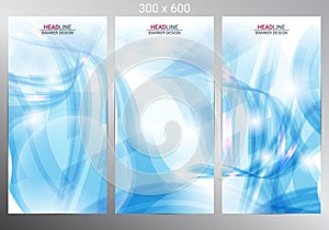 Set of modern infografic banners. Vector