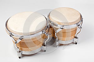 Set of modern tunable bongos