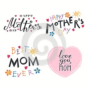 Set of Mothers Day quotes